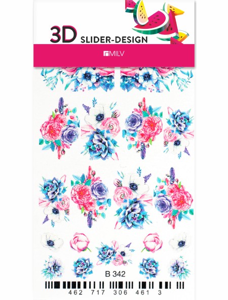 Дизайн ногтей (на водной основе) B 342