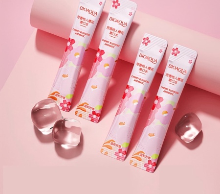 Bioaqua Ополаскиватель для свежести рта с экстрактом вишни Fragrance Vitality Cherry Blossom Mouthwash 20*10мл
