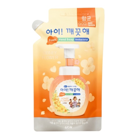 Lion Мыло жидкое пенное для рук медовые цветы Ai kekute Foam Handsoap Honey Flower 200мл