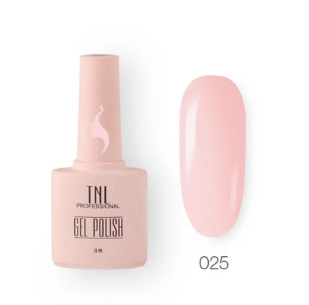 TNL Гель-лак для ногтей 8 Чувств №025 (пастельно-розовый) 10мл