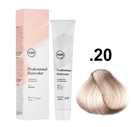 360 Professional Haircolor Крем-краска для волос .20 перламутровый блонд 100мл