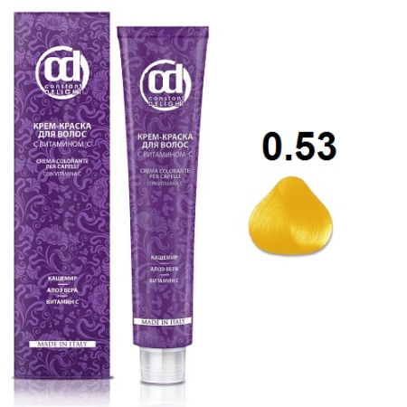 Constant Delight Крем-краска для волос с витамином С 0/53 лимон 100мл