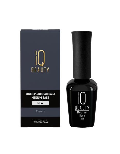 База д/гель-лака универсал. Medium Base NEW IQ Beauty 10мл