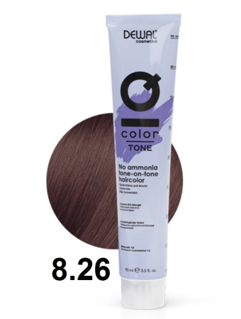 Dewal Cosmetics Крем-краска тон-в-тон IQ Color Tone 8/26 светлый перламутрово-розовый блондин, 90мл