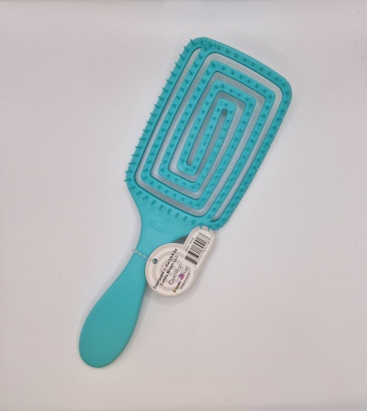 Maze Brush Щетка подвижная прямоугольная массажная для волос бирюзовая