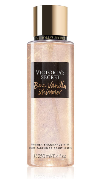 Victorias secret Мерцающий спрей для тела парфюмированный Bare Vanilla Shimmer 250мл