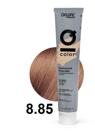 Dewal Cosmetics Крем-краска для волос IQ Color 8/85 светлый бежево-розовый блондин, 90мл
