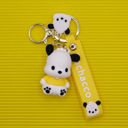 Брелок Медведь в желтой футболке (Pochacco)