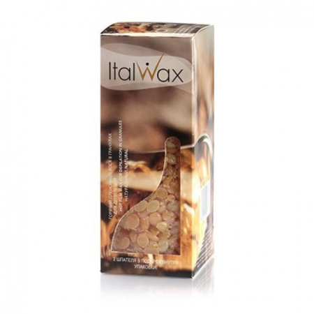 Italwax Воск-гранулы горячий, пленочный для депиляции Натуральный 250гр