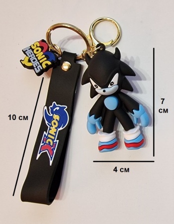 Y&M Брелок Соник черный (Sonic Х)