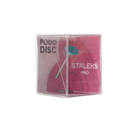 Staleks Диск педикикюрный пластиковый Pododisc Pro S 10мм в комплекте с сменным файлом 180грит 5шт