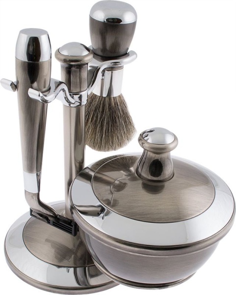 Weisen Набор бритвеный MSS 90232 BN/C 3 предмета серебро