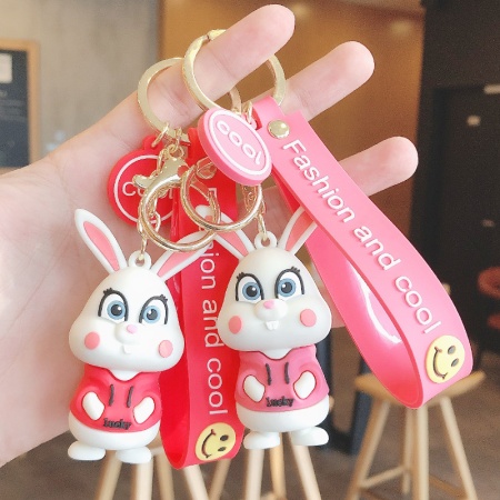 Y&M Брелок Кролик Lucky фиолетовый (Fashion and Cool)