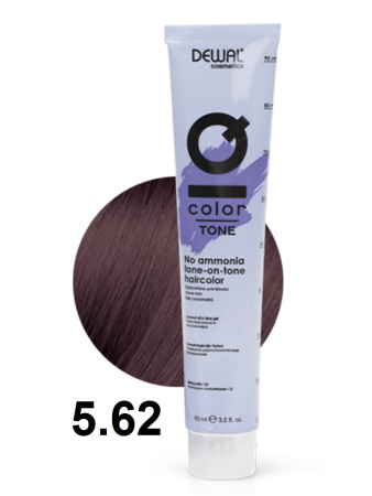 Dewal Cosmetics Крем-краска тон-в-тон IQ Color Tone 5/62 светлый красно-фиолетовый брюнет, 90мл