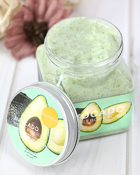 Wokali Скраб для тела Авакадо Avocado Sherbet Body Scrub 500мл