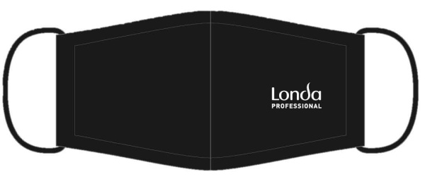 Маска многоразовая брендированная Londa 1 штука черная