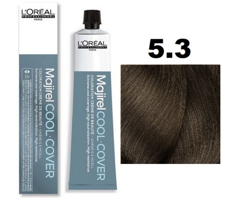 L'Oreal Professionnel Majirel Cool Cover Крем-краска 5/3 светлый шатен золотистый 50мл