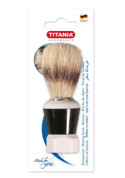 Titania Помазок для бритья ручка пластмасовая