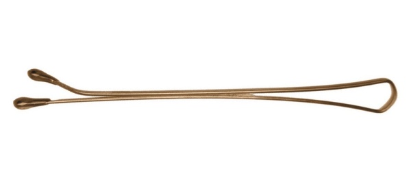 Невидимки Dewal прямые 60 мм (24 шт) коричневые