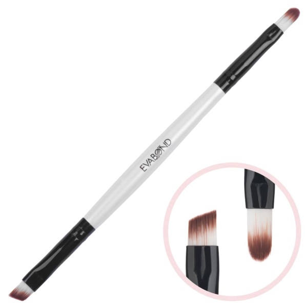 EvaBond Кисть 2-сторонняя для бровей и губ