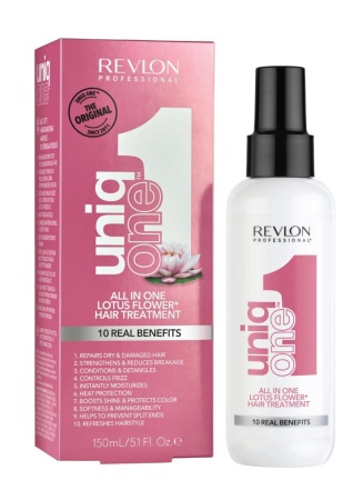 Revlon Professional Спрей-маска для волос с лотосом Uniqone Hair Lotus 150мл