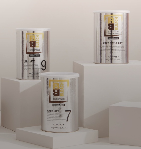 Alfaparf Milano Порошок обесцвечивающий для волос до 9 уровней Bb Bleach High Lift Powder 400гр