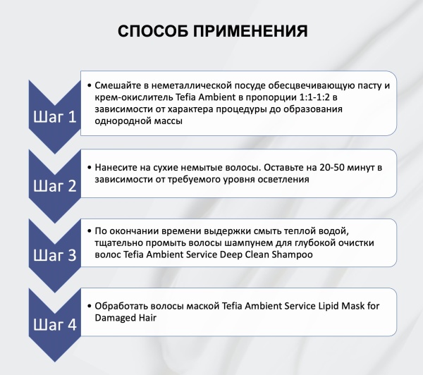 Tefia Ambient Паста обесцвечивающая Bleaching Paste 335гр