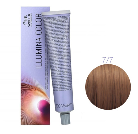 Wella Illumina Color крем-краска для волос 7/7 блонд коричневый 60мл