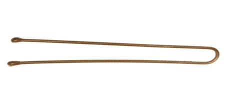 Шпильки Dewal прямые 70 мм (24 шт) коричневые