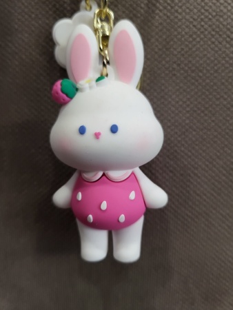 Брелок Зайчик розовый купальник (Just for You)