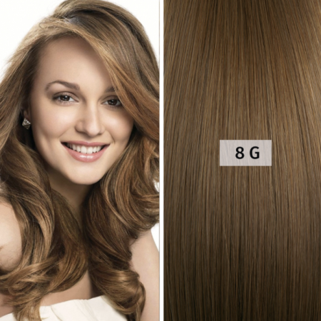 Hair talk Волосы-ленты натуральные №08G 50см (40лент) Straight