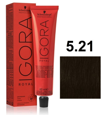 Schwarzkopf Igora Royal Крем-краска для волос 5/21 светло-коричневый пепельный сандрэ 60мл