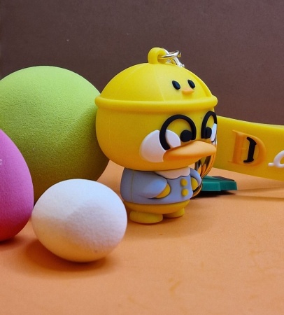 Брелок Утка в голубой кофте (Dasses)