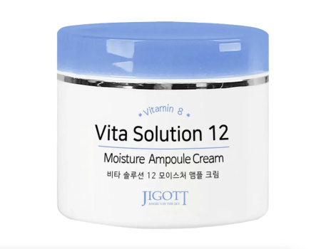 Jigott Крем для лица Увлажнение Vita Solution 12 Moisture Ampoule Cream 100мл