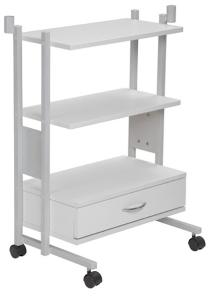 Стол для косметолога, цвет белый