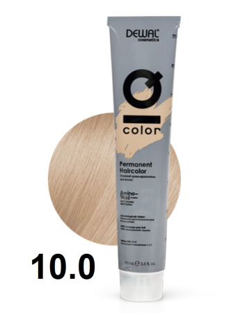Dewal Cosmetics Крем-краска для волос IQ Color 10/0 экстра светлый блонд, 90мл