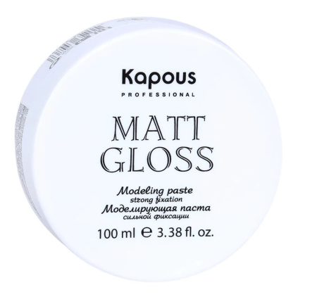Kapous Professional Паста моделирующая для волос сильной фиксации Matte gloss 100 мл
