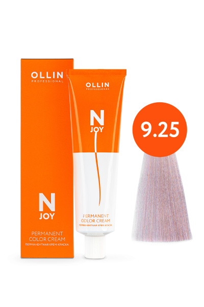 Ollin N-JOY крем-краска для волос 9/25 блондин фиолетово-махагоновый 100мл