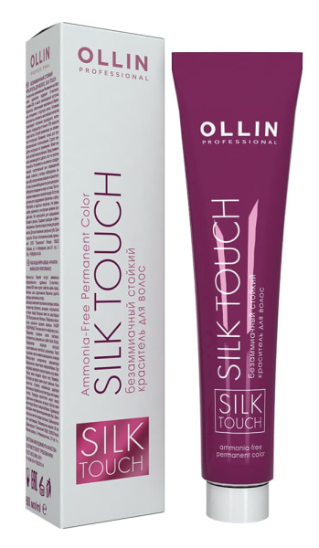 Ollin Silk Touch крем-краска для волос 8/72 светло-русый коричнево-фиолетовый 60мл