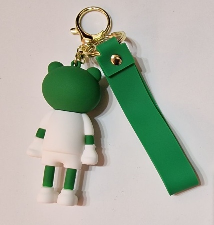 Y&M Брелок Лягушка белый (Smile Frog)