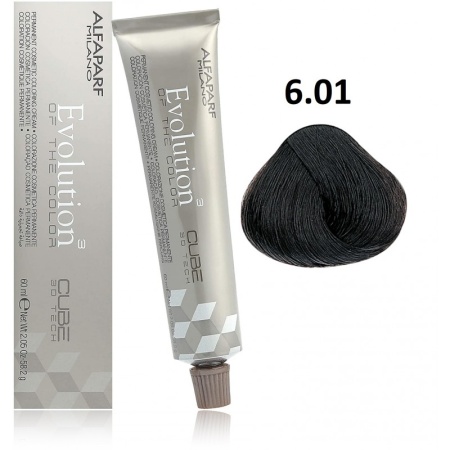Alfaparf Milano Evolution of the Color Крем-краска для волос 6/01 тёмный прозрачно-пепельный блонд 60мл
