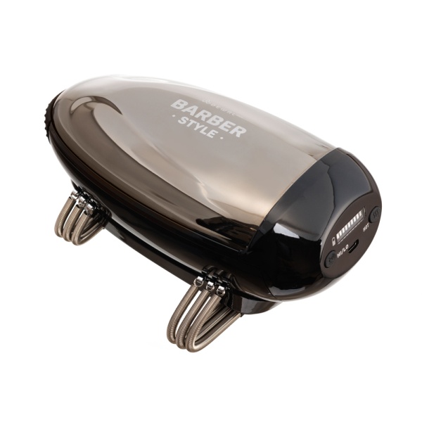 Профессиональный беспроводной массажер BARBER STYLE , металлик