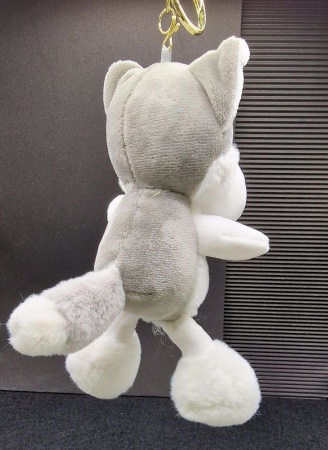 Y&M Брелок мягкая игрушка Волк серый