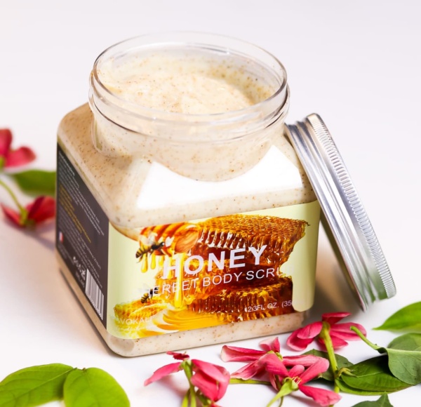Wokali Скраб для тела Мед Honey Sherbet Body Scrub 350мл