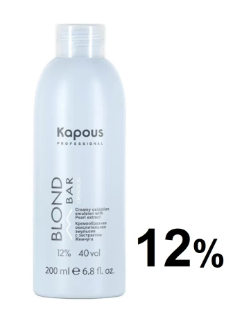Kapous Professional Окислитель (эмульсия, оксигент, оксид) Blond Bar 12% 200мл