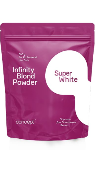 Concept Infinity Blond Порошок для осветления волос Super White Lightening Powder 500г