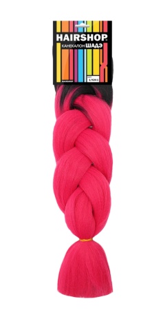 Hairshop Канекалон ШАДЭ № 1/К 24-1 (черный/фуксия)