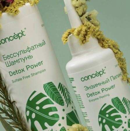 Concept Пилинг энзимный для кожи головы Detox Power 140мл