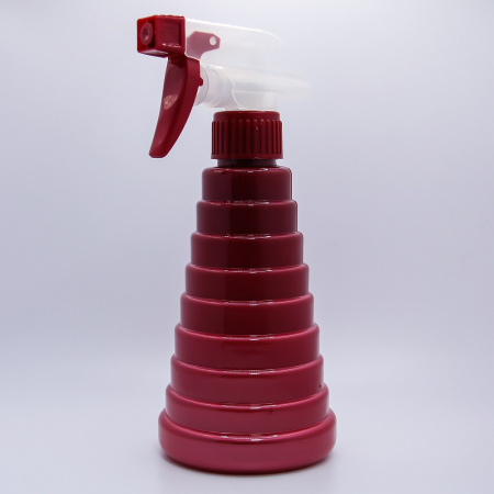 Распылитель для волос парикмахерский пластиковый (пульверизатор для воды) 350мл, красный