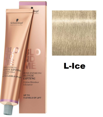 Schwarzkopf BlondMe Крем-краска осветляющая для волос лед (L-Ice) 60мл
